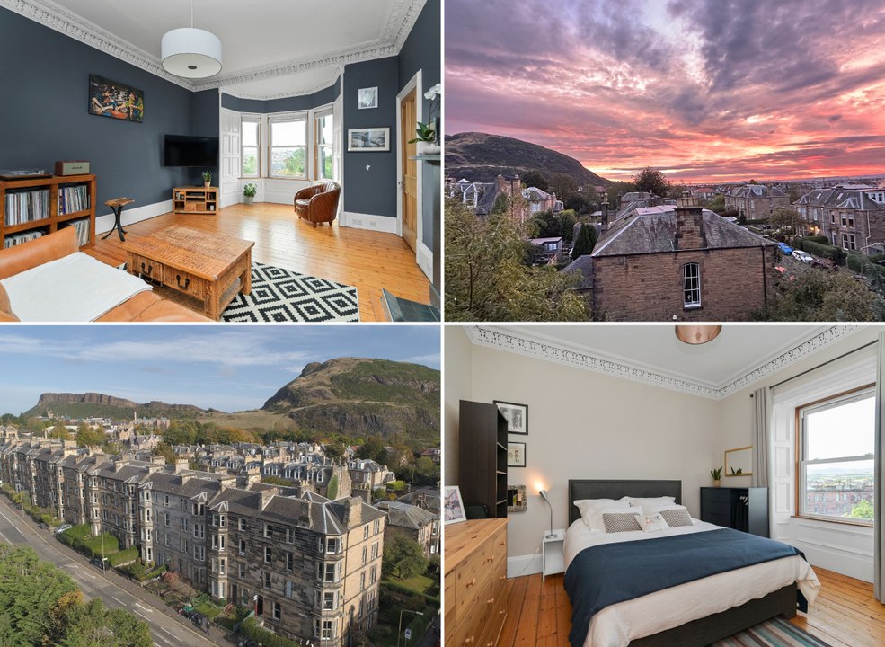 Edinburgh flat with stunning views of Arthur's Seat for sale
