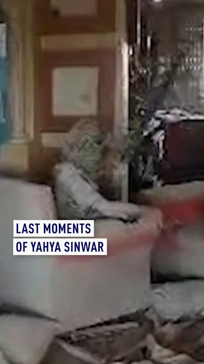 Last moments of Yahya Sinwar