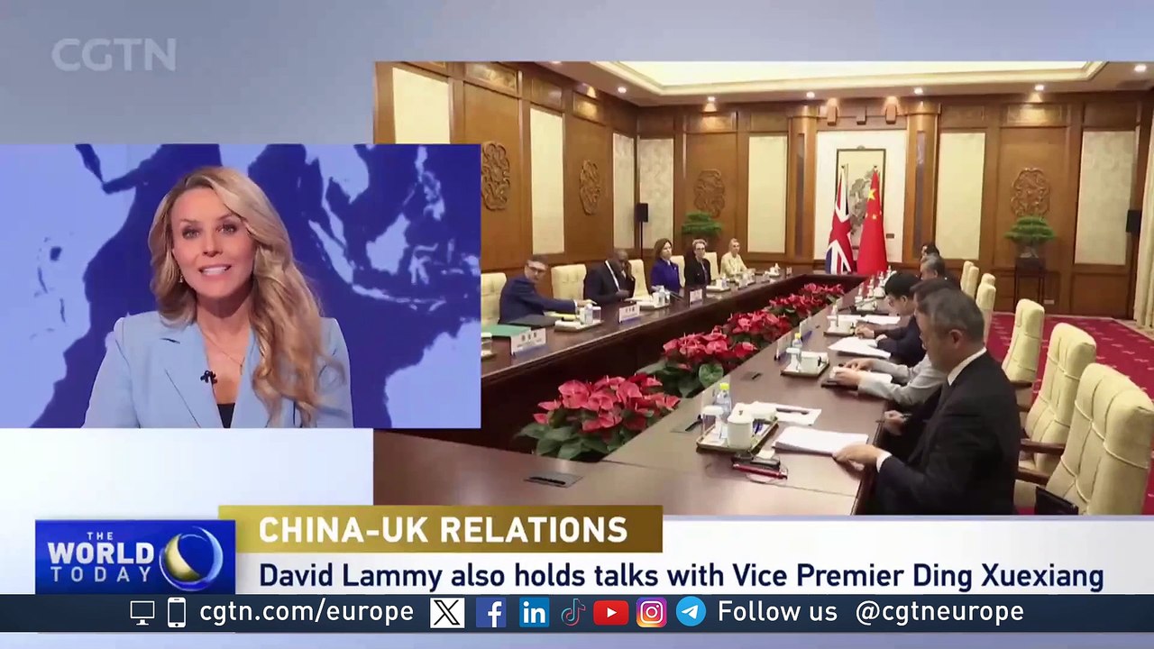 Wang Yi holds talks with UK Foreign Secretary David Lammy