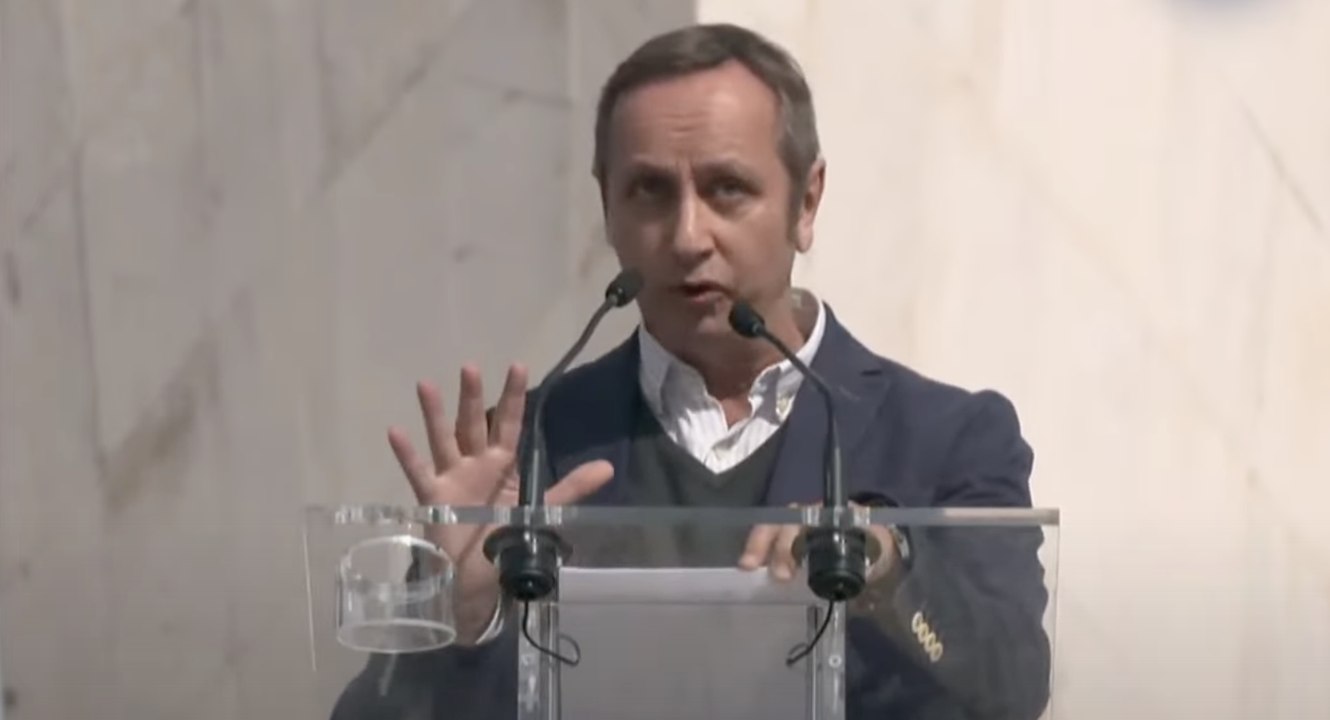 Discurso de Carlos Cuesta en la concentración del 20-O