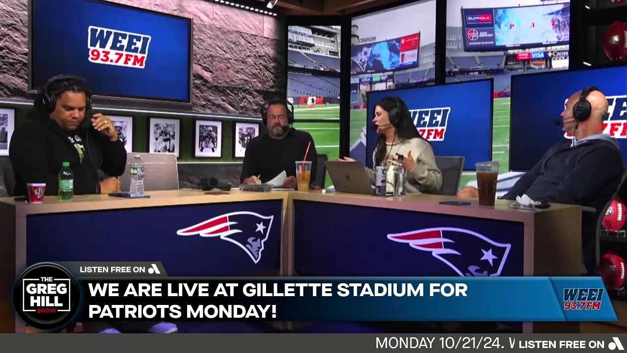 We are Live at Gillette Stadium for Patriots Monday!