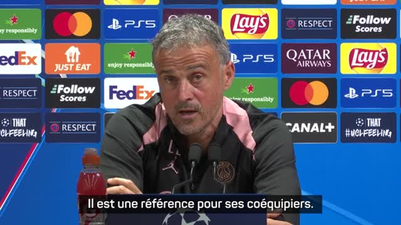 PSG - Luis Enrique : "Hakimi est une référence pour ses coéquipiers"