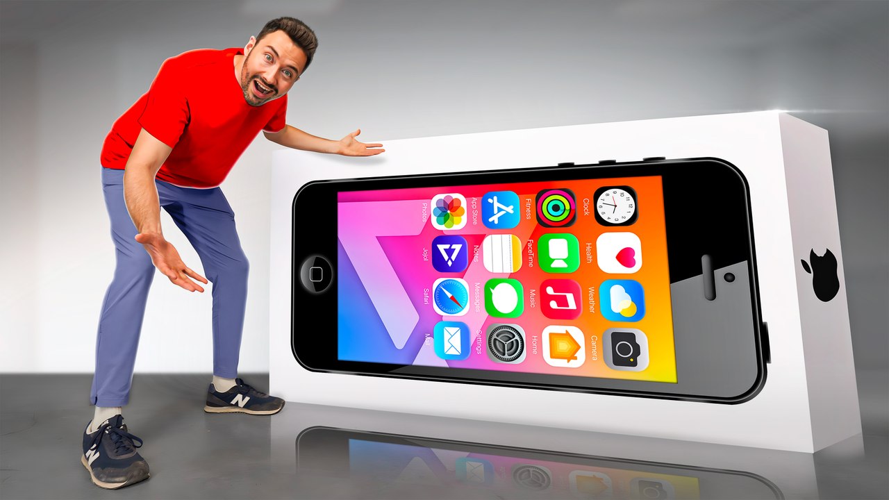 J’ai acheté l’iPhone le plus grand du monde !