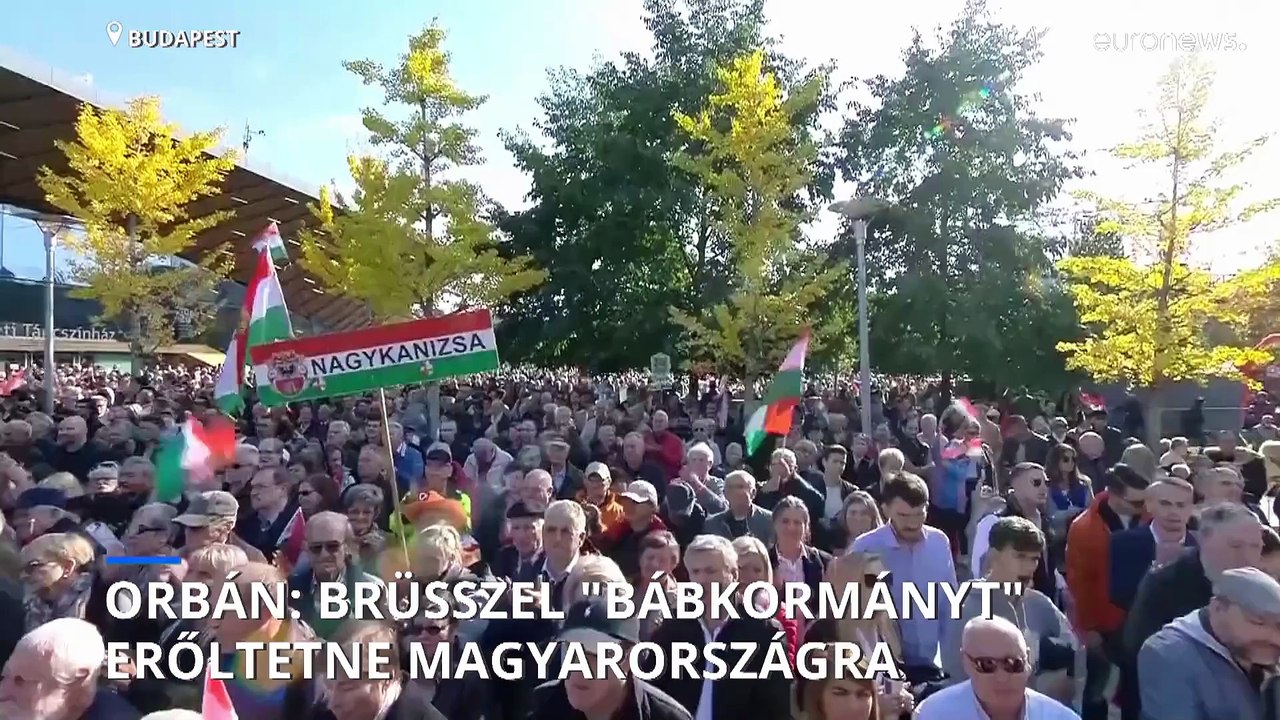 Orbán Viktor: Brüsszel bábkormányt akar ültetni a helyünkbe