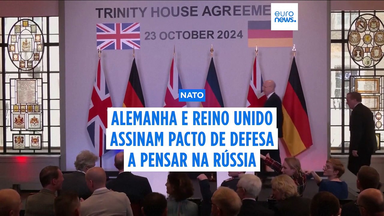 Alemanha e Reino Unido assinam pacto de defesa face à ameaça russa