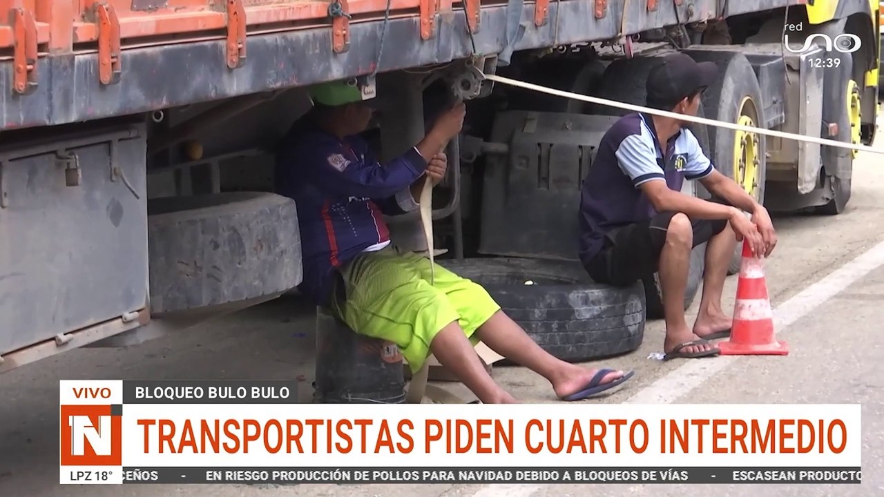 TRANSPORTISTAS PIDEN CUARTO INTERMEDIO