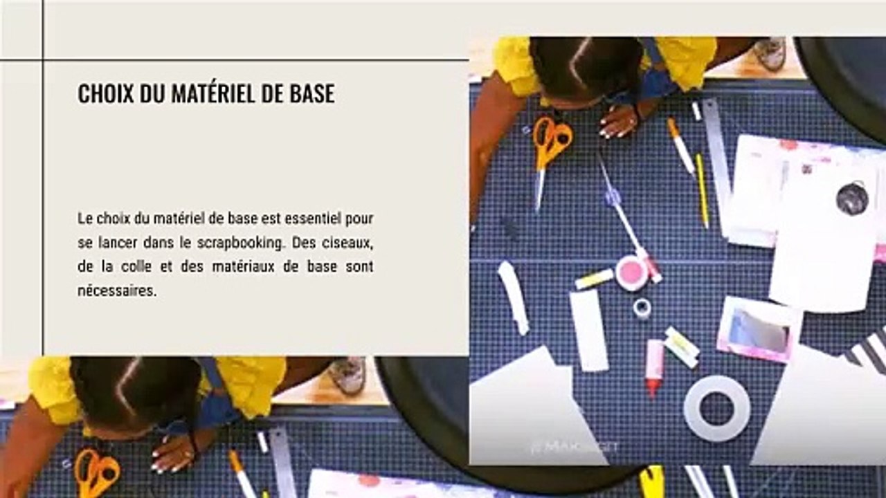 Découvrir le scrapbooking