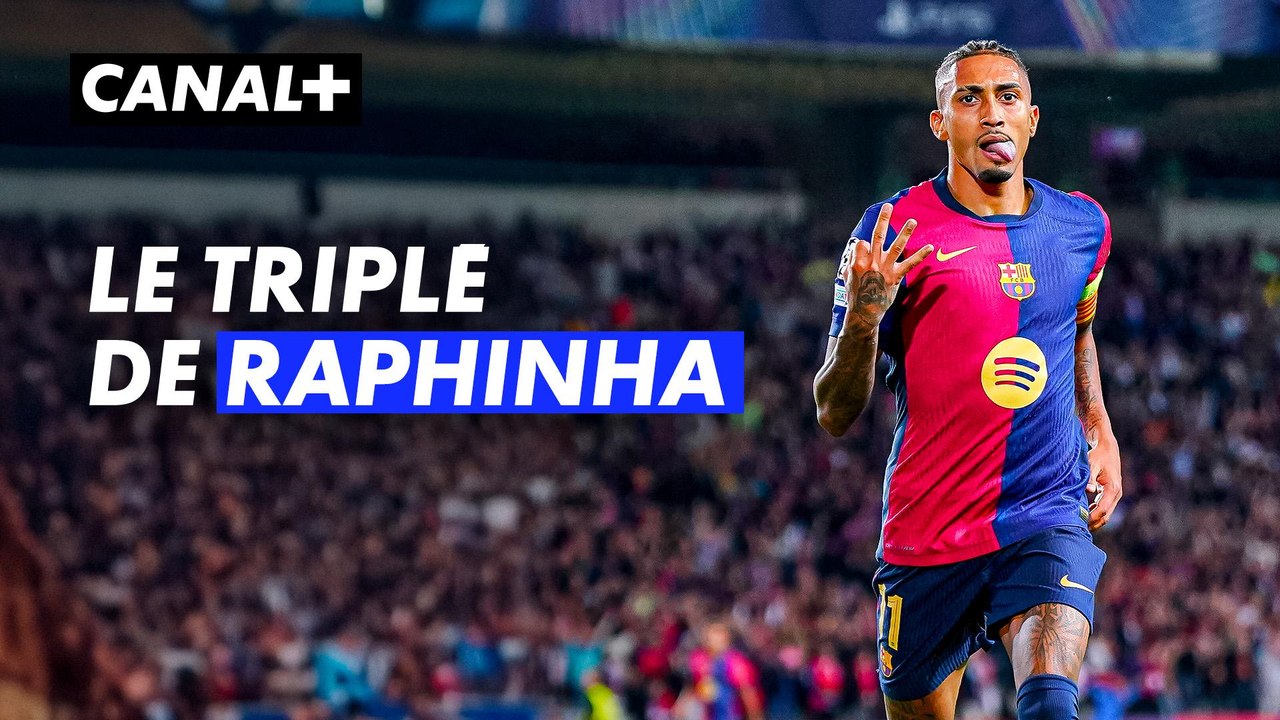 Raphinha voit triple !