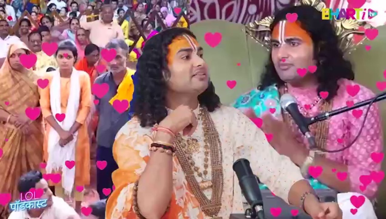 Podcast with Aniruddh acharyaJi Maharaj with Bharti singh Funniest Moments
