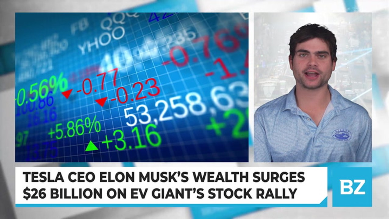 Tesla CEO Elon Musk's Wealth Surges $26 Billion On EV Giant's Stock Rally