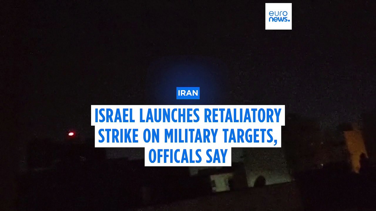 Israel launches strikes on military targets in Iran, officials say