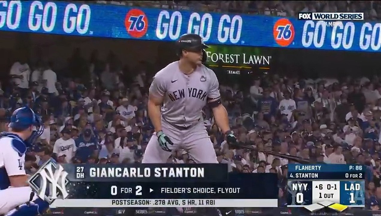 GIANCARLO STANTON's FIRST World Series home run! (Four straight games with a homer!)