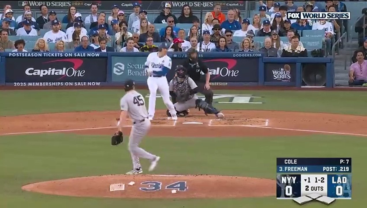 Freddie Freeman iguala una marca de hace 47 años en Serie Mundial