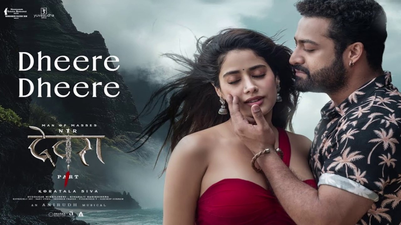 Dheere Dheere (Full Video) | Devara | NTR | Janhvi Kapoor | Anirudh | Shilpa Rao
