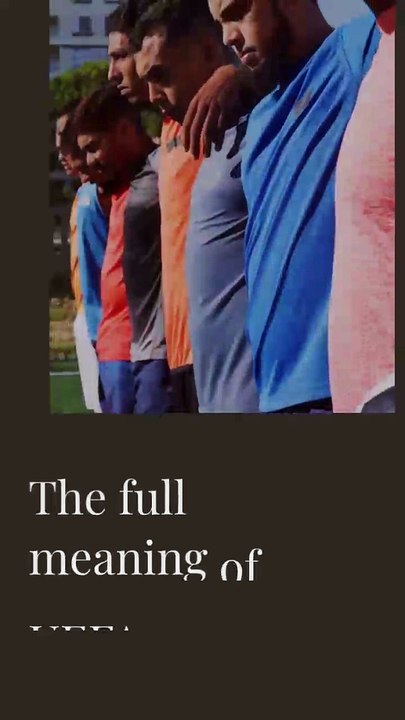 What is the full meaning of UEFA?