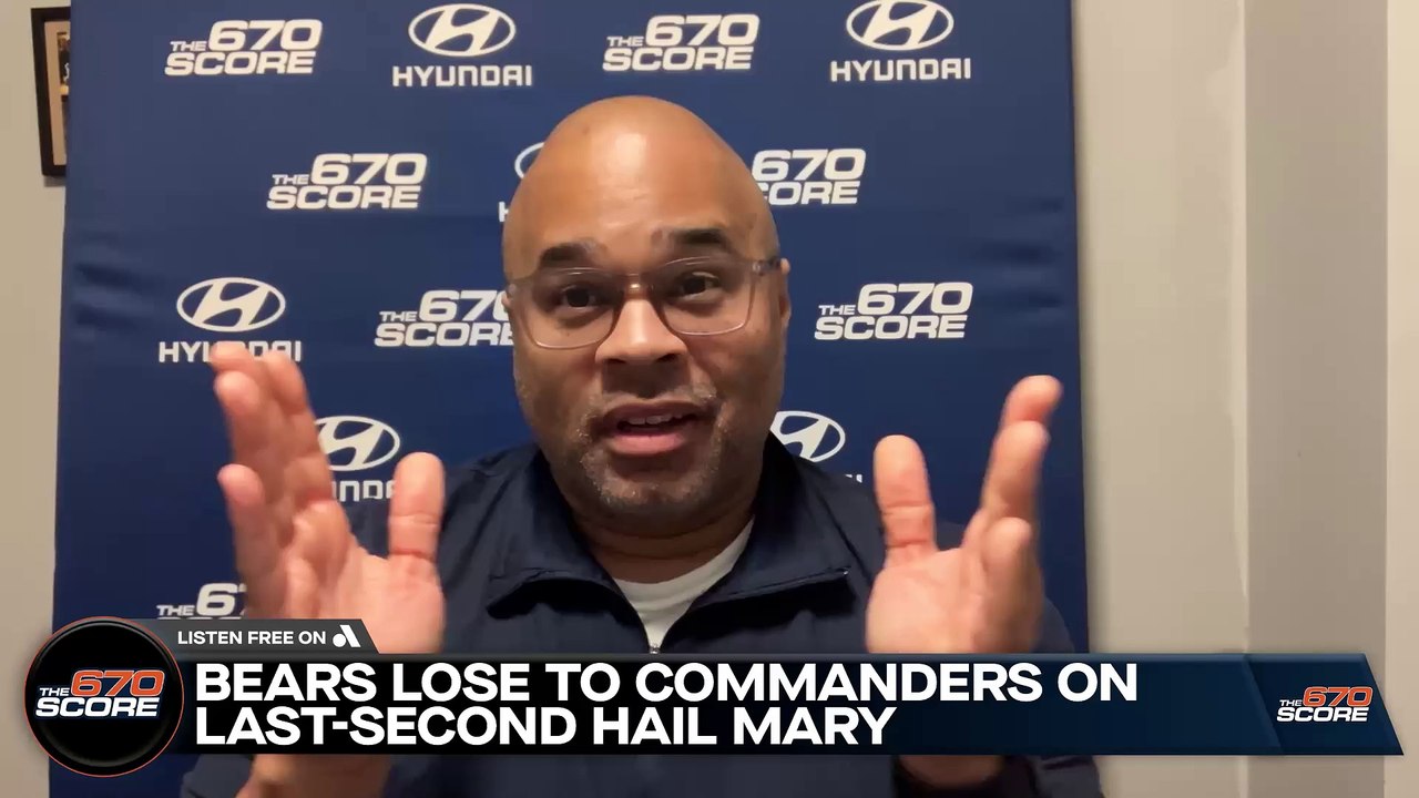 Bears lose to Commanders on last-second Hail Mary