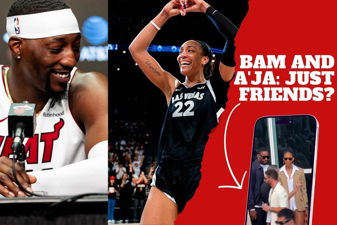 Bam Adebayo and A'ja Wilson cause a stir at unveiling of Dwyane Wade statue