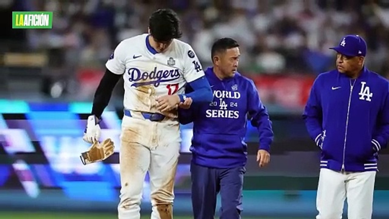 Dodgers confirman lesión de Shohei Ohtani tras el Juego 2 de la Serie Mundial