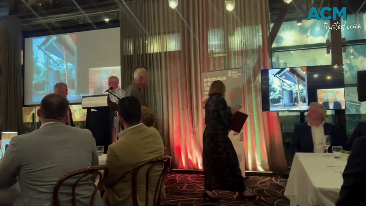 Austin McFarland win at 2024 Australian Timber Awards.