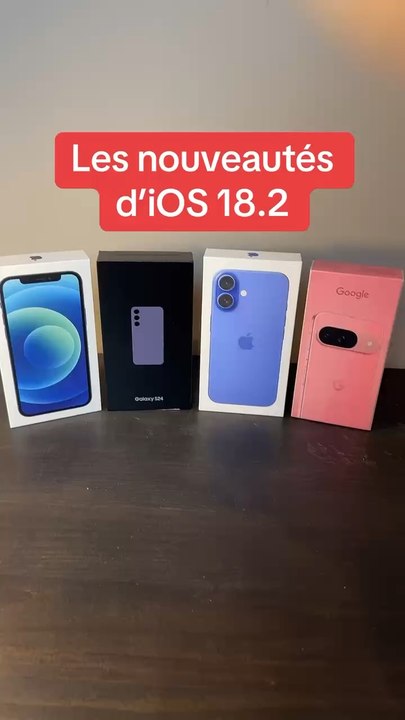 Les nouveautés d’ios18