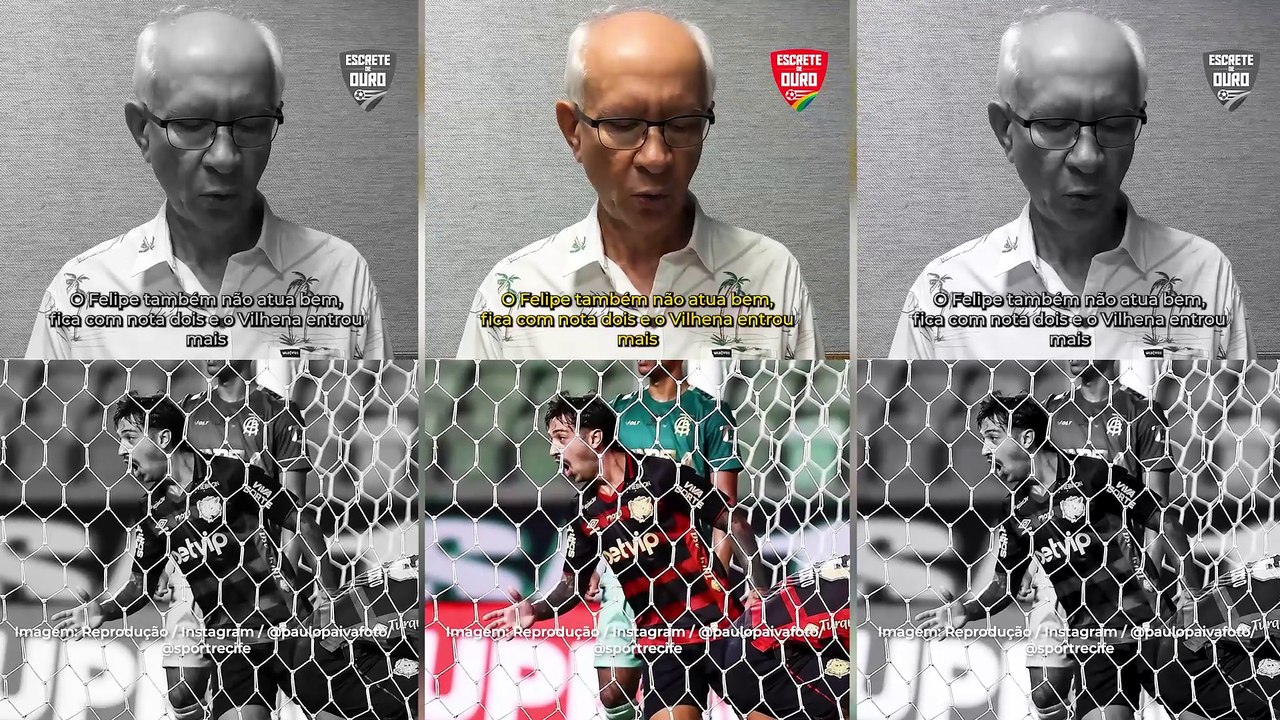 Ednaldo Santos avalia e dá notas aos jogadores do SPORT após derrota para o AMÉRICA-MG