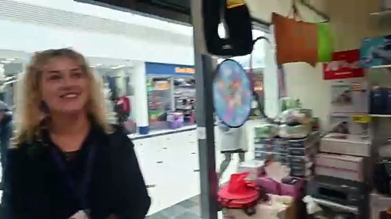 A Wolverampton shops new CCTV system shows your face and gives a description including the expression on your face. We ask the public what they think about it.