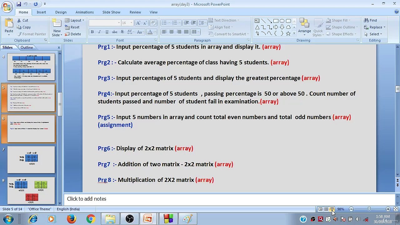 Learn Programming Technique C to Master Skills - Second Program of Array