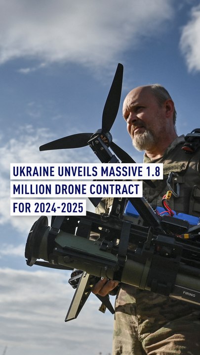 Ukraine unveils massive 1.8 million drone contract for 2024-2025