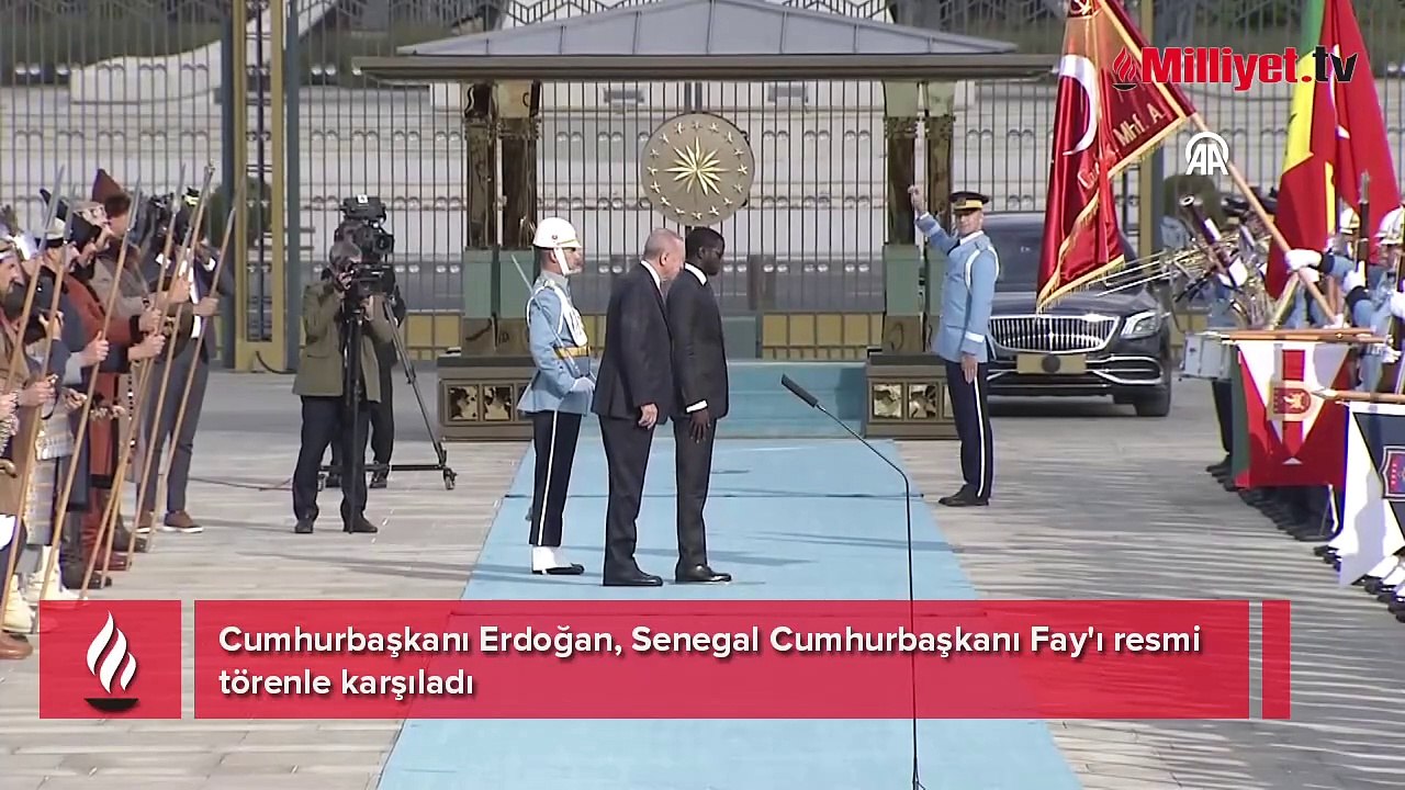 Cumhurbaşkanı Erdoğan, Senegal Cumhurbaşkanı Faye'yi ağırlıyor