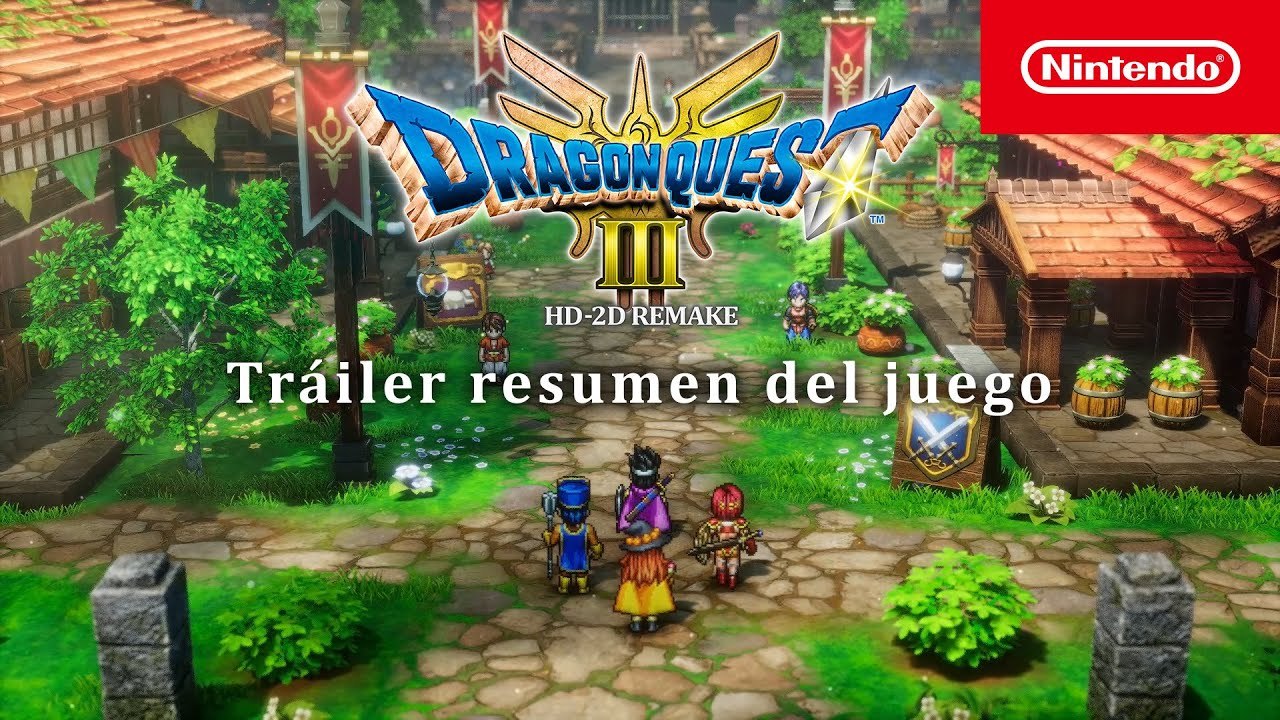 Dragon Quest III HD-2D Remake – Tráiler general (Nintendo Switch)