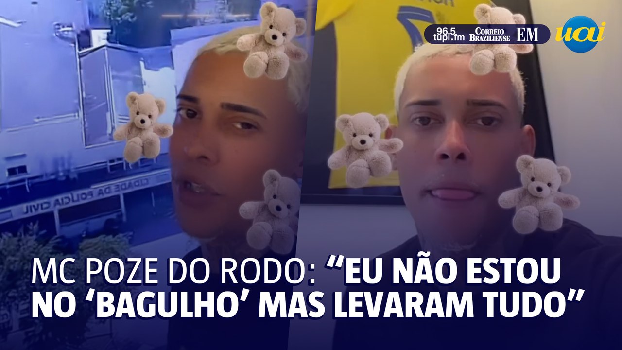MC Poze do Rodo se pronuncia após operação contra esposa: “Levaram tudo”