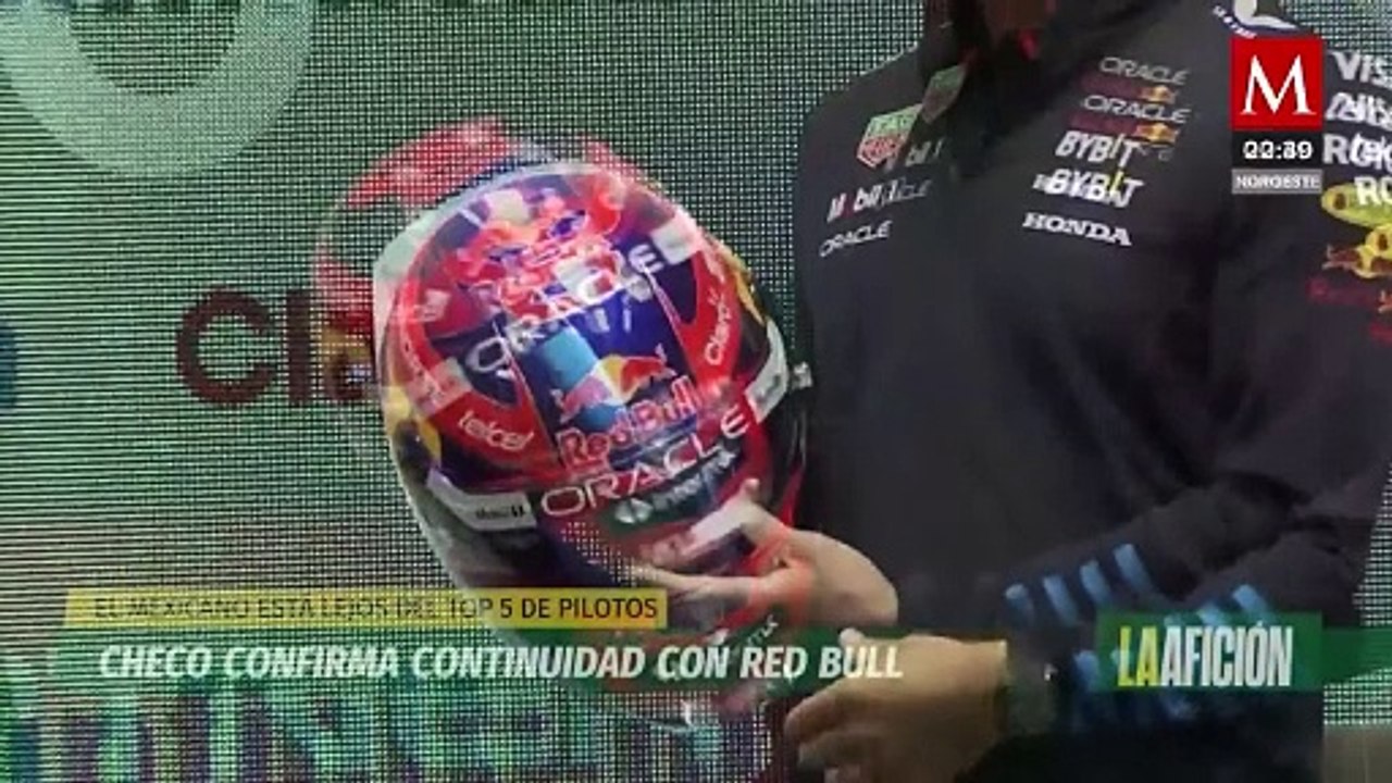 Checo confirma continuidad en Red Bull pese a estar lejos del top 5 de pilotos