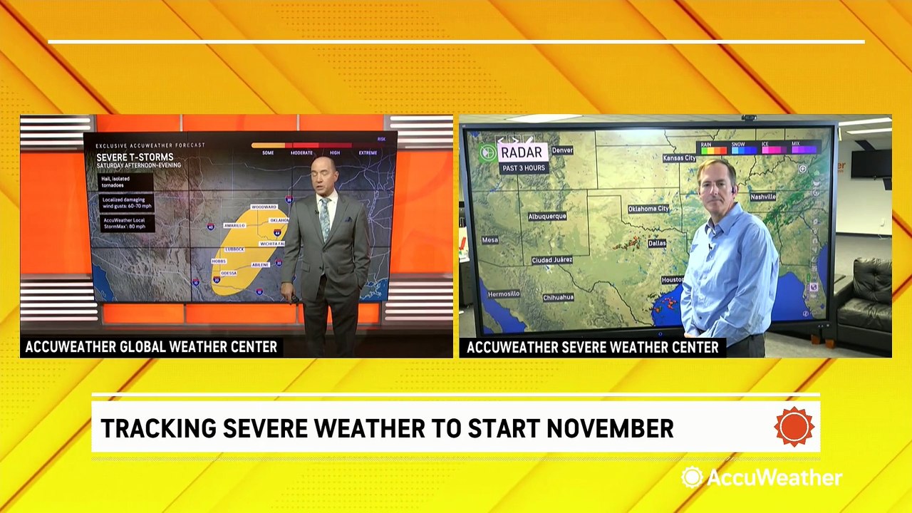Severe storm threat ramping up in the central US for the start of November