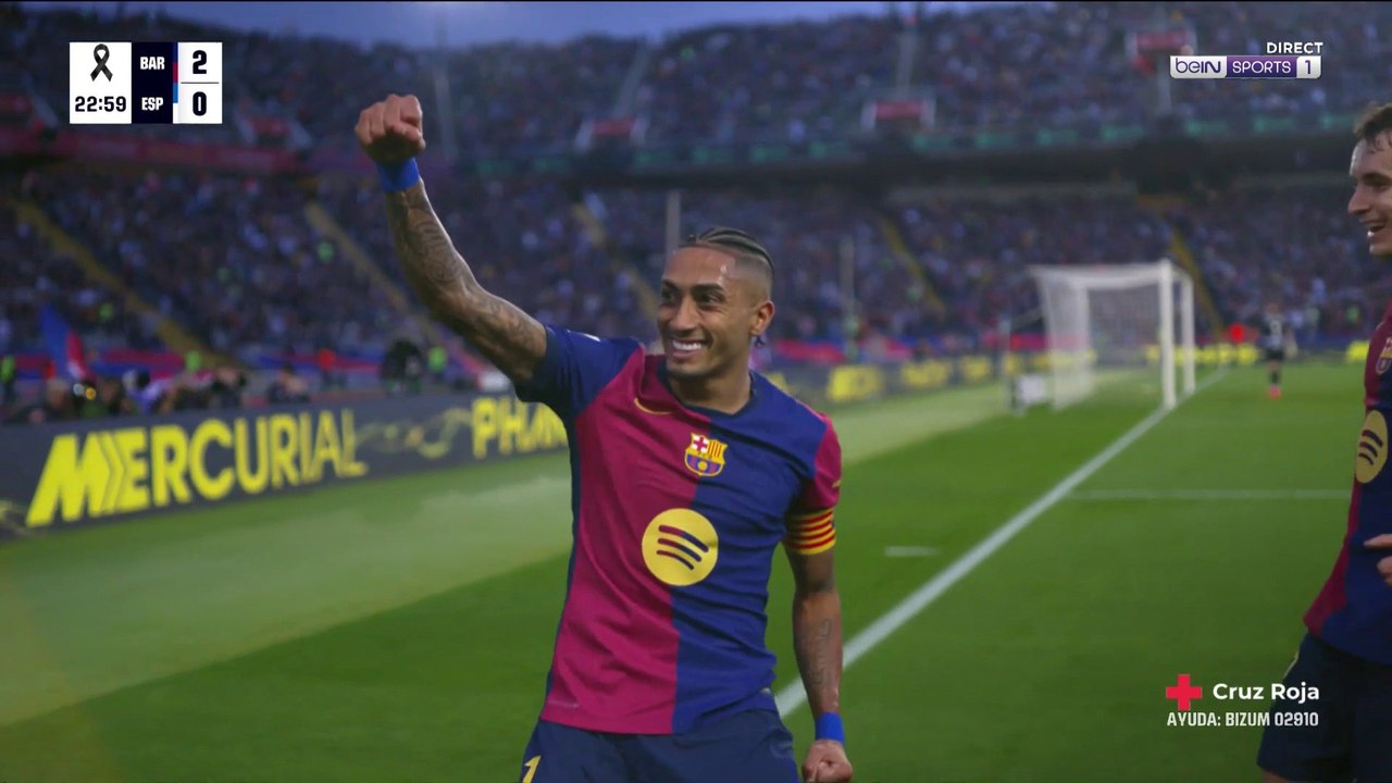 Caviar de Marc Casado, Raphinha double la mise !