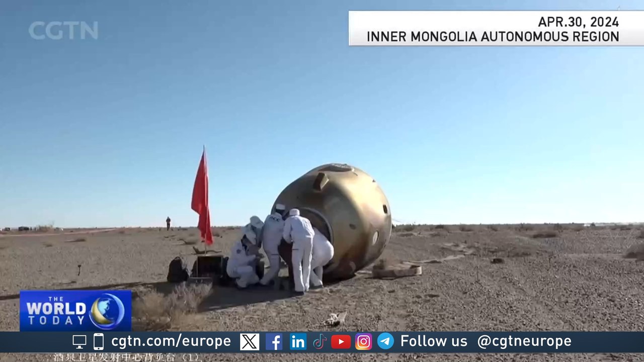 Shenzhou 18 crew get ready for return to Earth