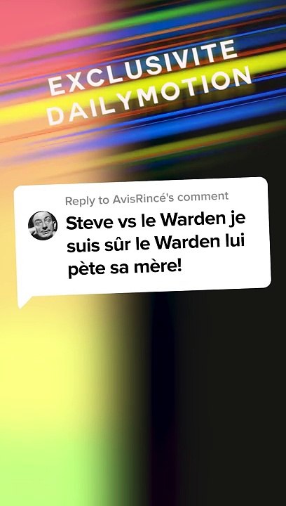 Steve vs Warden - Exclusivité Dailymotion #science #maths #physique #minecraft