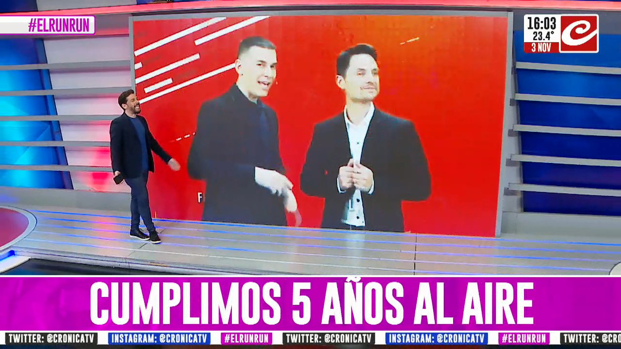 El Run Run cumplió 5 años en Crónica TV