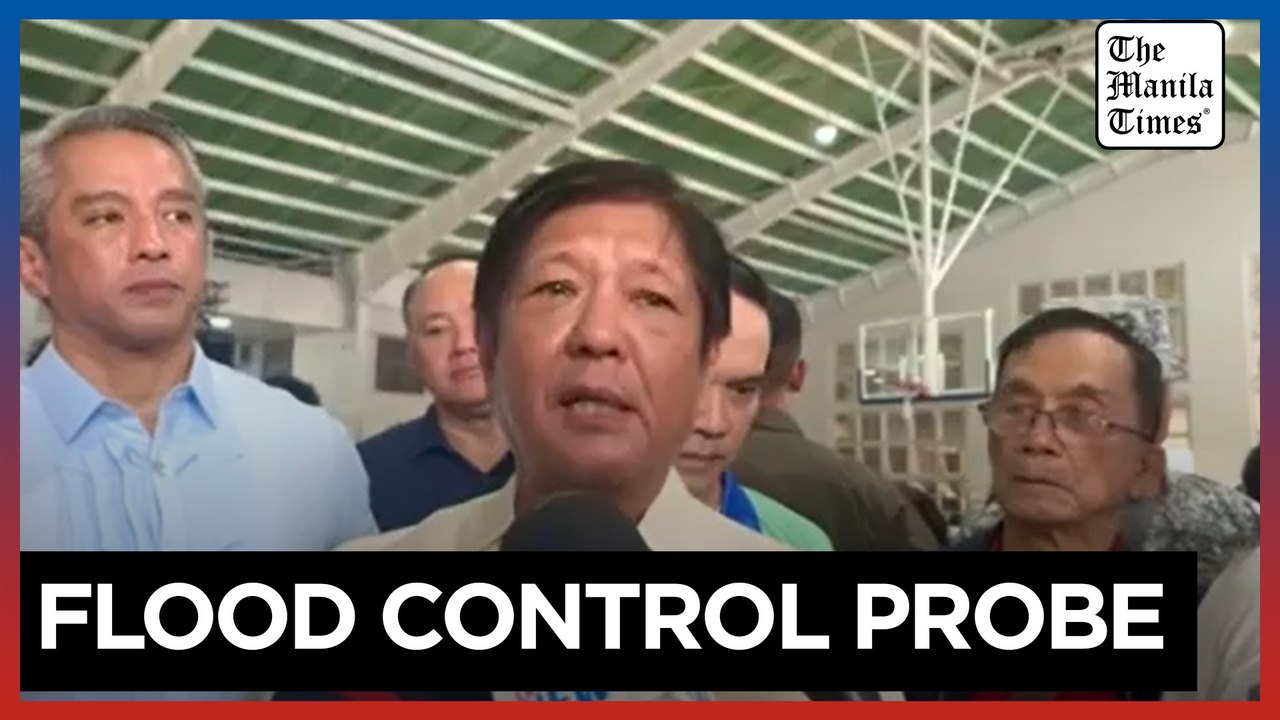 Marcos okay with flood control project investigation