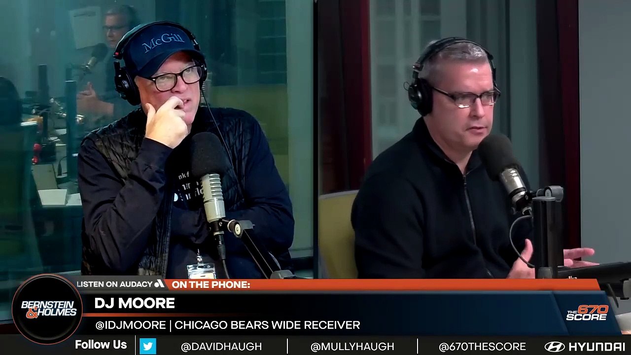 DJ Moore: Struggling Bears offense needs to 'go back to the drawing board'