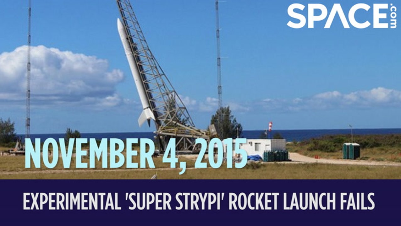 OTD In Space - November. 4: Experimental 'Super Strypi' Rocket Launch Fails