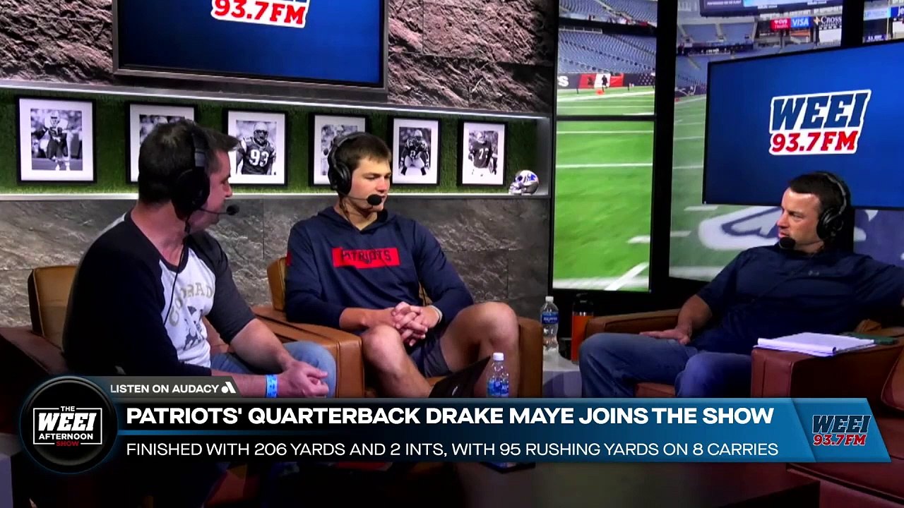 WEEI Afternoons: Drake Maye joins the show