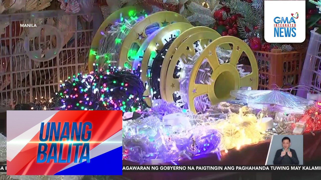 Mga murang Christmas tree, lights, at decorations, mabibili sa Divisoria | Unang Balita