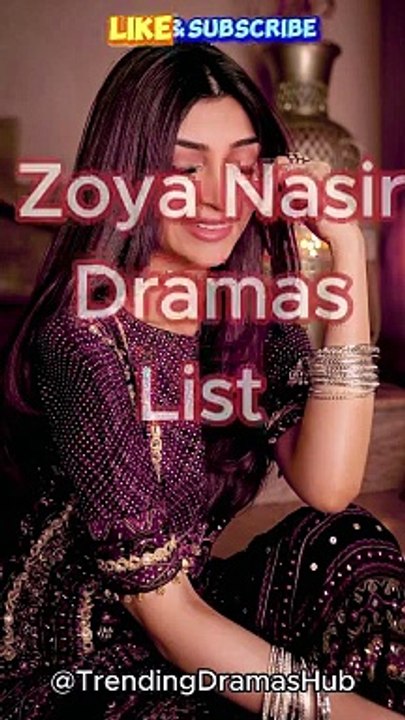 Zoya Nasir Dramas List 2024  | Best Pakistani Dramas Starring Zoya Nasir