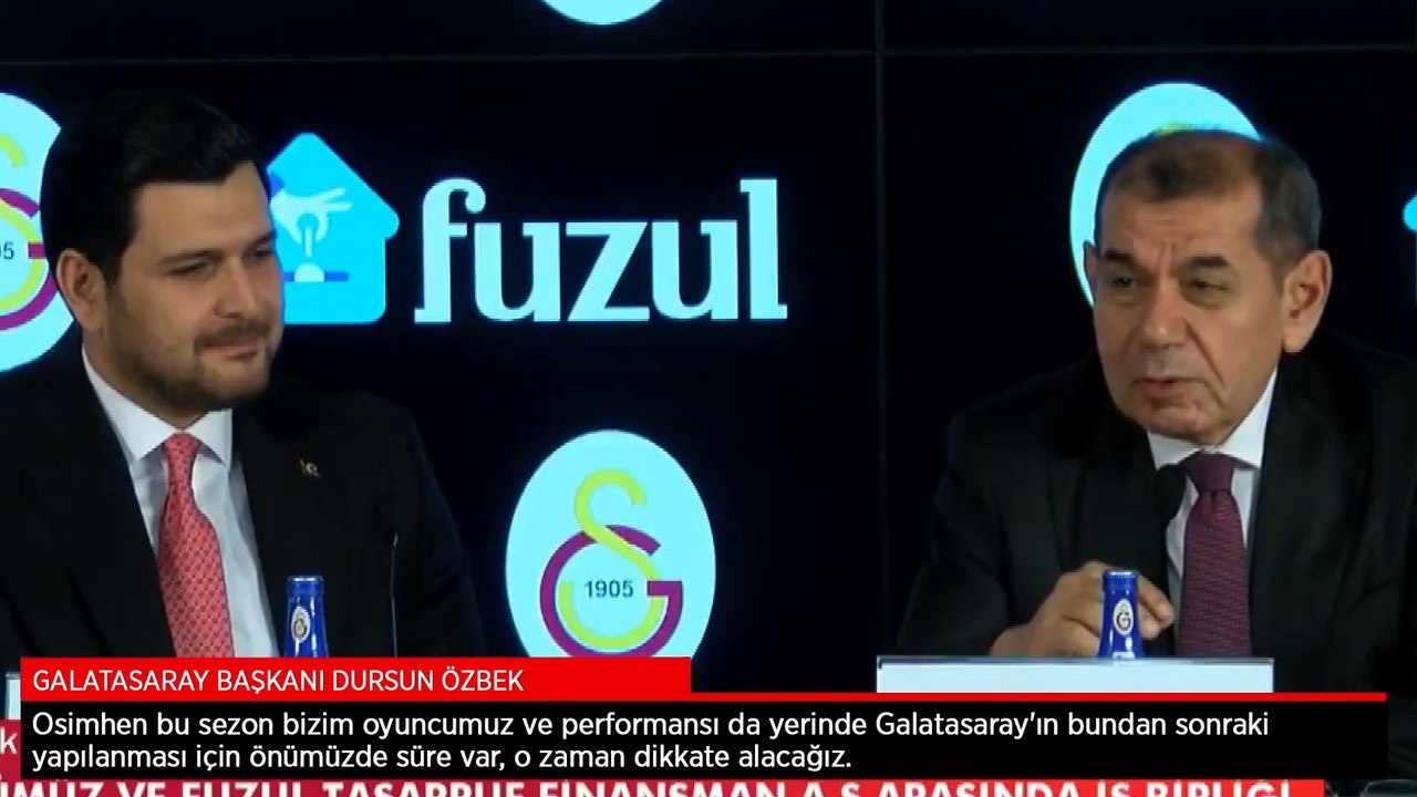 Dursun Özbek'ten Victor Osimhen açıklaması