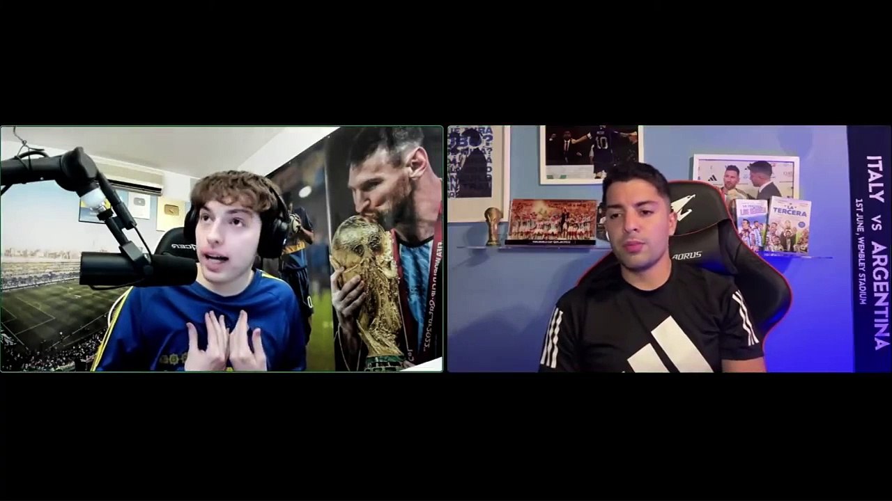 Momento sobrenatural en el stream entre Davo Xeneize y Gastón Edul