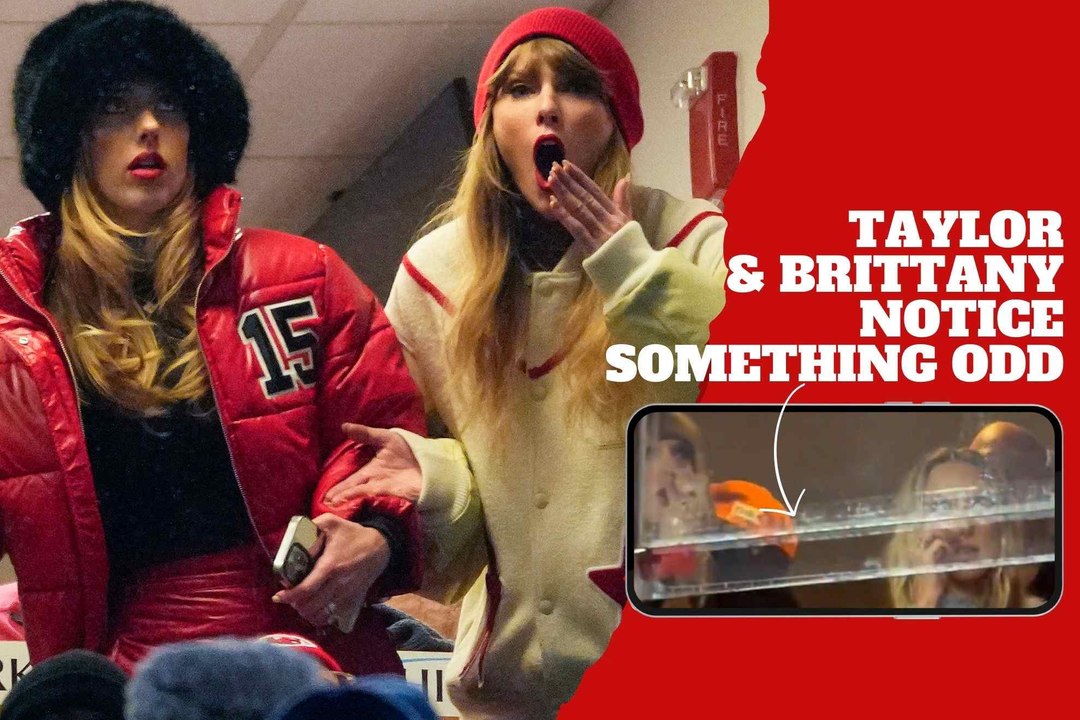 Taylor Swift and Brittany looked concerned at the Chiefs game