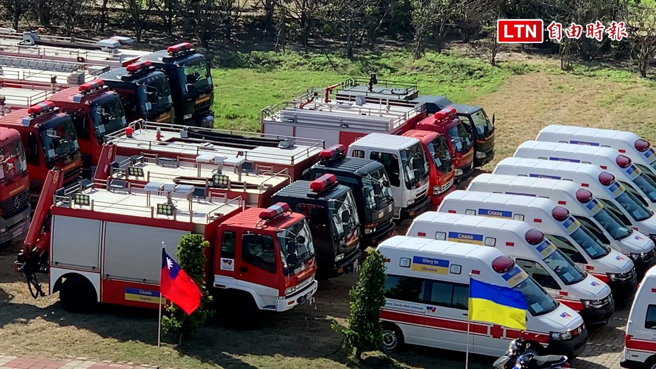 台灣來了！紡織廠老董白璨榮捐逾60輛救災車馳援烏克蘭
