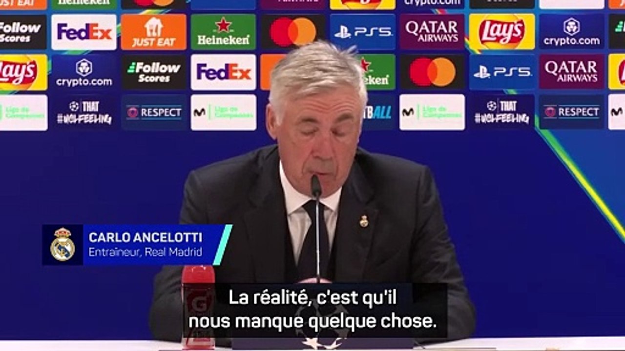 Ancelotti : "C'est normal d'être inquiet"