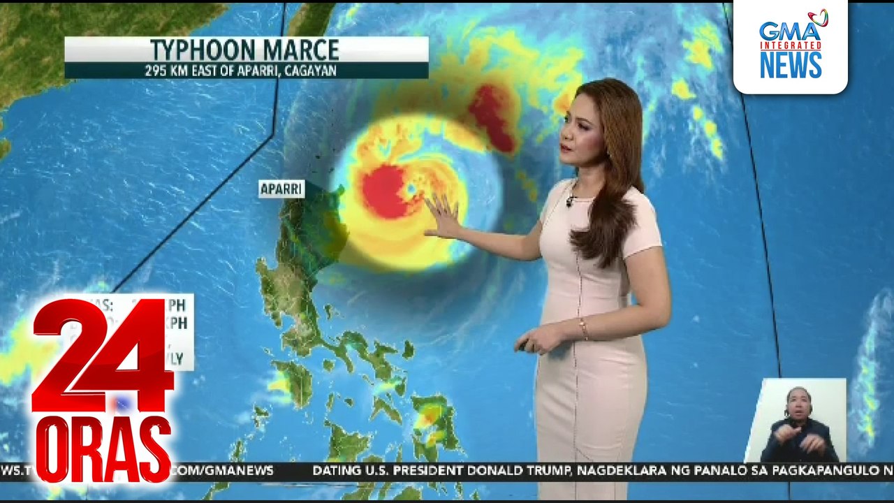 Update sa Bagyong Marce | 24 Oras