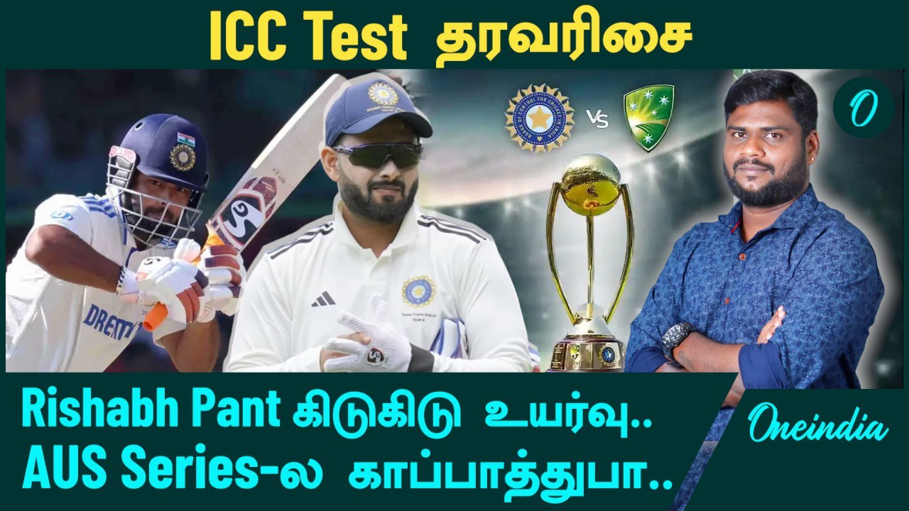 ICC Test Ranking-ல் Rishabh Pant, Shubman Gill மற்றும் Jaddu முன்னேற்றம் | Oneindia Howzat